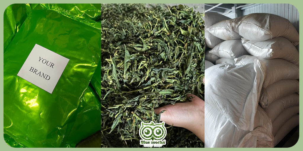 ขายผงชาเขียว ชาเขียวอบแห้ง โรงงานรับผลิตชาเขียว (OEM Green Tea)